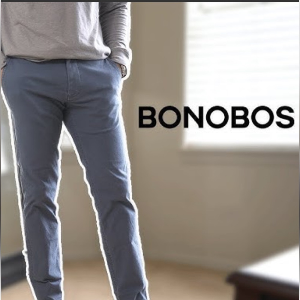 Bonobos‎ Athletic Fit Men’s Grey Pants. Size 44 1006M)